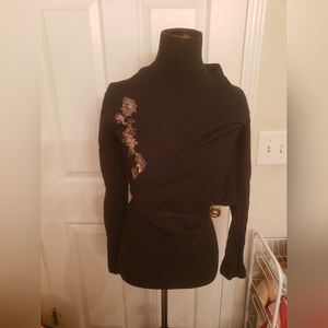 Stylish wrap blouse